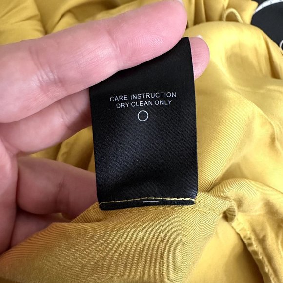 L'Academie The Gigi Maxi Dress in Mustard Yellow - Picture 12 of 14